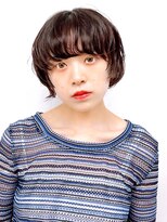 セイドット フクオカ(Say.FUKUOKA)&nbsp;【Say.福岡】　くせ毛風パーマ×マッシュショートボブ×前髪あり