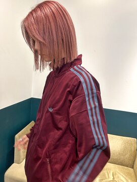 ヘアーブレイス(hair brace) 切りっぱなしボブ×お洒落カラー