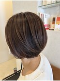 高濃度水素ケアカラー+ハイライト