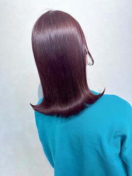 ルアナ(Luana) ラベンダーピンク/外ハネボブ【水戸/髪質改善カラー】