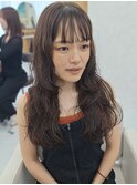 カジュアルロングパーマ