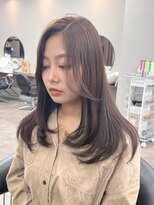 エミーバイモアムー(Emmie byMoremuu)&nbsp;【埼玉ブリーチの神様】ブリーチなしミルクティーレイヤーカット