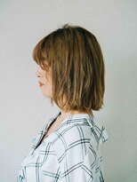 エクファ ヘア リゾート 大津 瀬田店(ex-fa hair resort)&nbsp;前髪/アンブレラカラー/こなれミディ/イメチェン/ウェーブパーマ