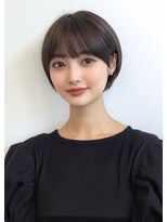 ライズ ネックス ザ サロン 渋谷(LIZE nex the salon)&nbsp;前髪あり耳掛けショート［＃渋谷駅＃韓国＃髪質改善］