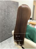 グロスカラー×オリーブベージュ