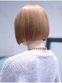 ボブミディアムショート美髪韓国ヘア_ba548571