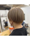 マッシュショートデザインカラー