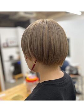 オルガノヘアーギャラリー(OLGANO HAIR GALLERY) マッシュショートデザインカラー