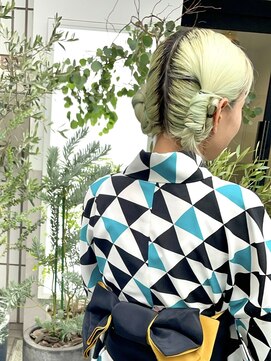 ゼスト クレス(ZEST Cres) 【立川cres奈佳子】ヘアアレンジ浴衣タイトヘア