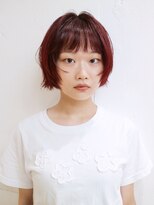 アルバム 池袋(ALBUM) ボブくびれミディ顔周りレイヤー韓国ヘアミディアム_F1122