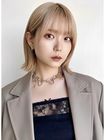 コード 四条河原町駅店(CHORD)&nbsp;ミルクティーベージュ×レイヤーボブ／上品にまとまる旬なカラー