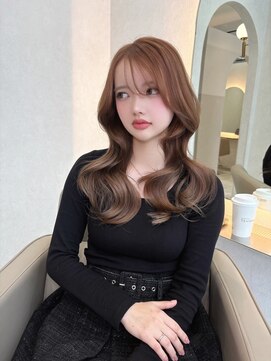 ジーナ 札幌大通(Zina) 美髪*フェミニンロング*韓国風小顔ウェーブ*Zina札幌大通