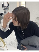 シーン(scene)&nbsp;髪質改善 × 赤み消しカラー × natural bob