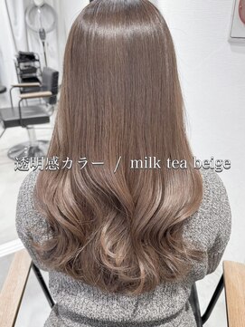 アイヴィ 表参道(IVY) 【透明感カラー】ミルクティーベージュで透明感バツグンカラー