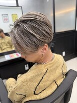 メンズラピス 栄店(Men's Lapis) メンズカットハイライトバレイヤージュセンターパート
