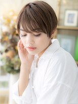 カバーヘア ブリス 北浦和(COVER HAIR bliss) ラテグレージュピクシーカットひし形ベリーショート30代40代A17