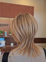クリッパーループ(Clipper)&nbsp;白髪ぼかしカラー/レイヤースタイル