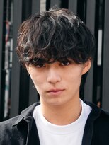 フィフス 大分(fifth)&nbsp;大分シャドウパーマメンズカットラウンドマッシュツーブロック