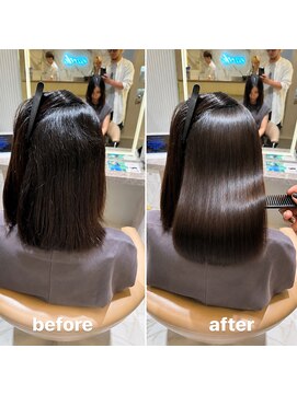 アース 渋谷店(HAIR&MAKE EARTH) 内側までまとまる美髪縮毛矯正