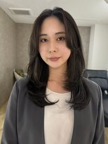 エトワ 中央店(etoi)&nbsp;大分韓国かき上げレイヤーカット大人レイヤー顔まわりレイヤー