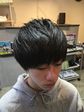 バーバー スタジオ ラフテル(Barber Studio RAFTEL) 重めマッシュ!#素髪