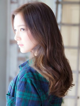 美容室フルール インナーカラーベージュ_ネイビーカラー　焼津/髪質改善