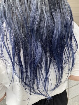 アヴァカブヘアライフ(avacab HAIR LIFE) ダブルカラー☆ネイビーパープル