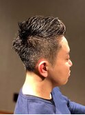 30代 大人のソフトモヒカン ベリーショート ツーブロック