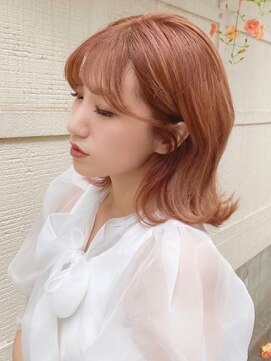 ミレバイジェニー (mirae by geny) ミニウルフピンクベージュ　ミディアムタンバルS