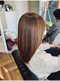 ツヤ髪ストレート