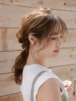 ロアー 葛西店(RAWR hair)&nbsp;【RAWR】大人ゆるポニー_ロングヘアアンジ