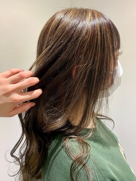 アズールサン 草加西口店(azule-sun) 20代大人かわいいヘア　コントラストハイライト[草加/草加駅]