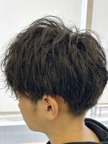 ヘッズ 本八幡店(HEADS)&nbsp;MEN'S HAIR  センターパート　ツイストスパイラル　コンマヘア