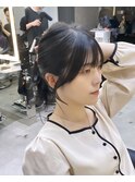 韓国レイヤー/韓国風/ボブ/髪質改善/黒髪/ブリーチなし〔池袋〕