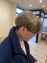 シフト(SHEEFT)&nbsp;メンズ 無造作ニュアンスパーマ刈り上げマッシュ ツーブロック