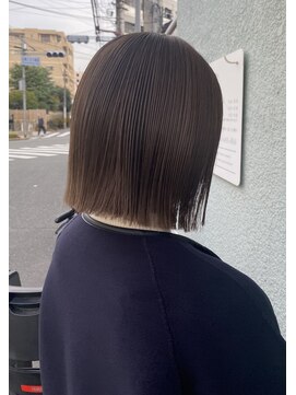ヘアードレッシングショップ サロ(Hair Dressing Shop Salo) ヘンリーボブ×モカグレージュ#３０代#４０代#５０代