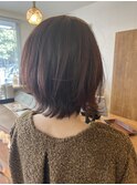 外ハネショート×ピンク