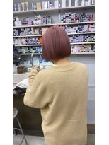 ヴァーディ オモテサンドウ(Vardy omotesando)&nbsp;ピンクボブ/切りっぱなし