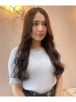 トリコ 柏(tricot)&nbsp;ロングレイヤー/レイヤースタイル/顔まわりレイヤー/ウェーブ