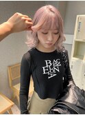 【KASUMI天神美容室】ハイトーン×海外レイヤー×ホワイトピンク