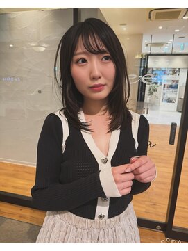 リルウ 阿倍野キューズモール(LILOU) フェミニンレイヤーカット