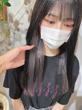 ティック 福井鯖江店(tic.) ホワイトベージュ×インナーカラー