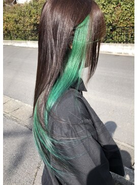 メロディー(MELODY) グリーンインナーカラー