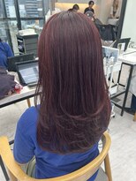 ビューナゴヤ 名駅(VIEW NAGOYA)&nbsp;レイヤーカット/ブリーチ無し/ダブルカラー/レッドカラー