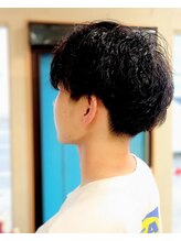 プーニョ(PUNO) メンズパーマツーブロックショート