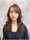 イメチェン/レッドブラウン/フルバング/似合わせカット/本厚木駅