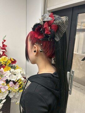 キング 心斎橋店(K!ng) ハイライトカラーミルクティーベージュレイヤーカット