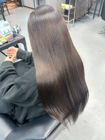 ジェニーバイメノン(JENNIE by Menon)&nbsp;美髪　高濃度水素縮毛矯正　グレージュ　サラつやロング