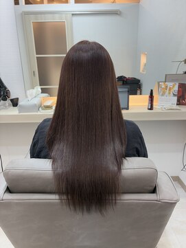 ロングスタイル(透明感ピンクベージュ)