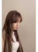 ナチュラルグレージュ×ロングレイヤー